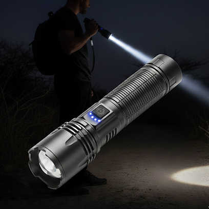 LINTERNA LED POTENTE RECARGABLE ⚡